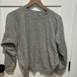 Entireworld Gray Crewneck Sweatshirt 100% cotton size M
